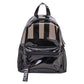 Transparent Jelly Backpack Futuristic Style Large Capacity for Women