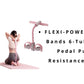 FLEXI-POWER TUBES Bands 6-Tube Yoga Pedal Puller Resistance+ Band At Home Multifunctional Portable Tension Rope Bands Waist Arm Training