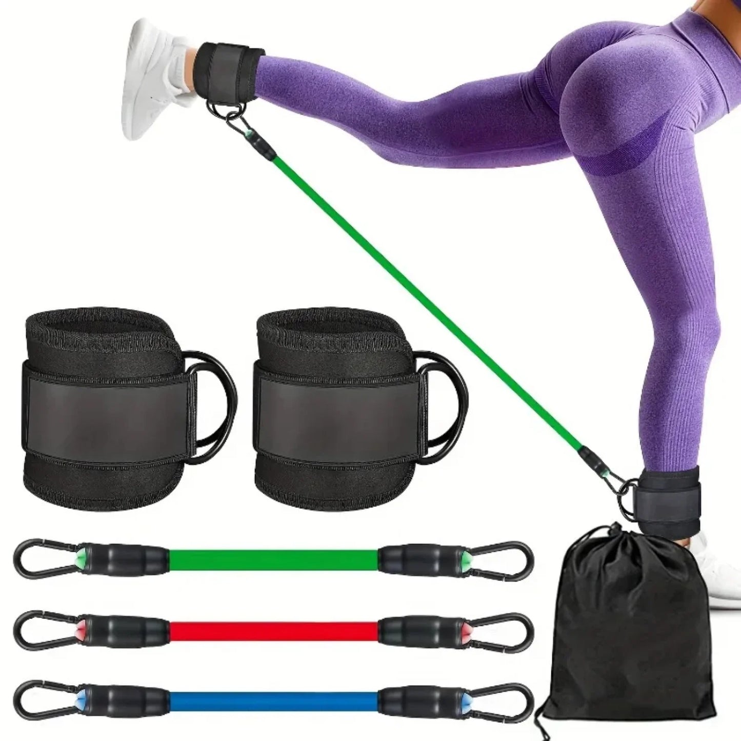 JELPAZN Resistance Bands Set Bodybuilding  Gym Equipment Professional Weight Training Fitness Elastic Rubber Bands Workout Expander