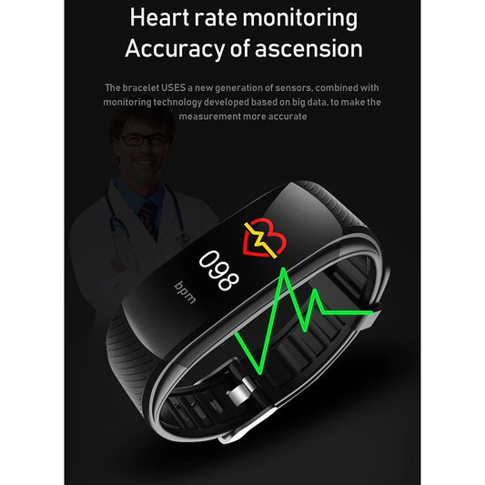NEO-PULSE X Fitness Bracelet Blood Pressure Measurement Pedometer Smart Band Heart Rate Monitor Waterproof Health Tracker Watch A