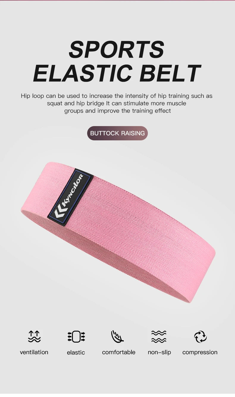 JELPAZN Fitness Resistance Belt Rubber Band Hip Expansion Fitness Elastic Expander Household Sports and Fitness Equipment