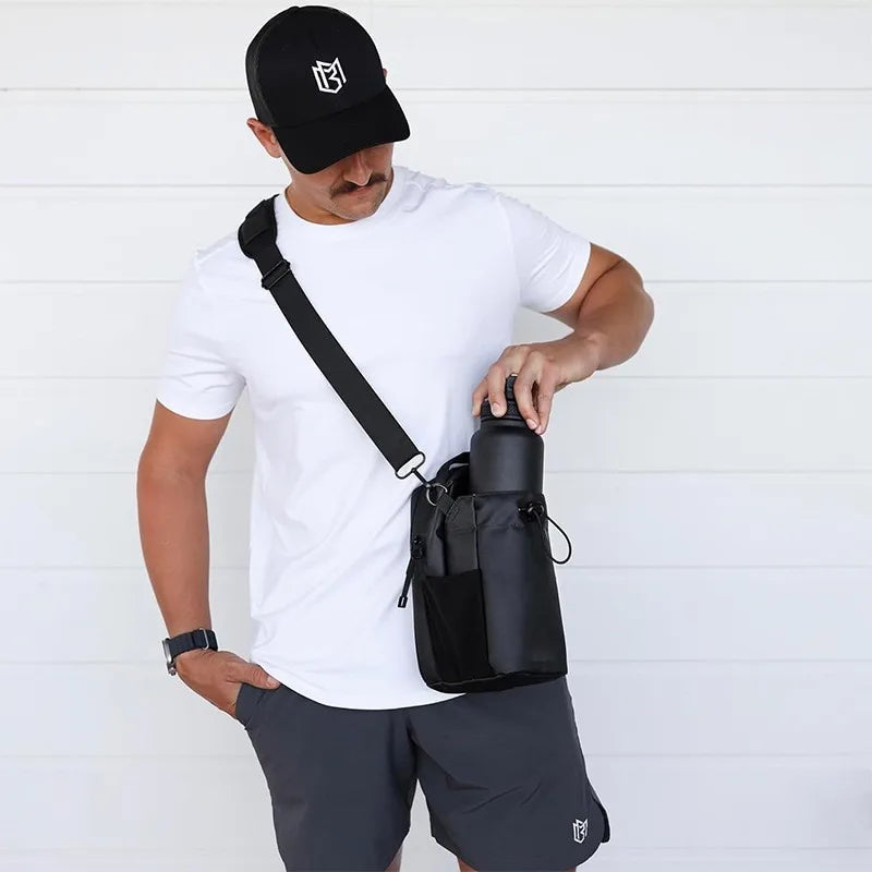 MAG-FIT PRO CARRY- Gym Bag Large Capacity Magnetic Carrier Bag With Phone Pocket Portable Gym Water Bottle Pouch Gym Accessories Organizer
