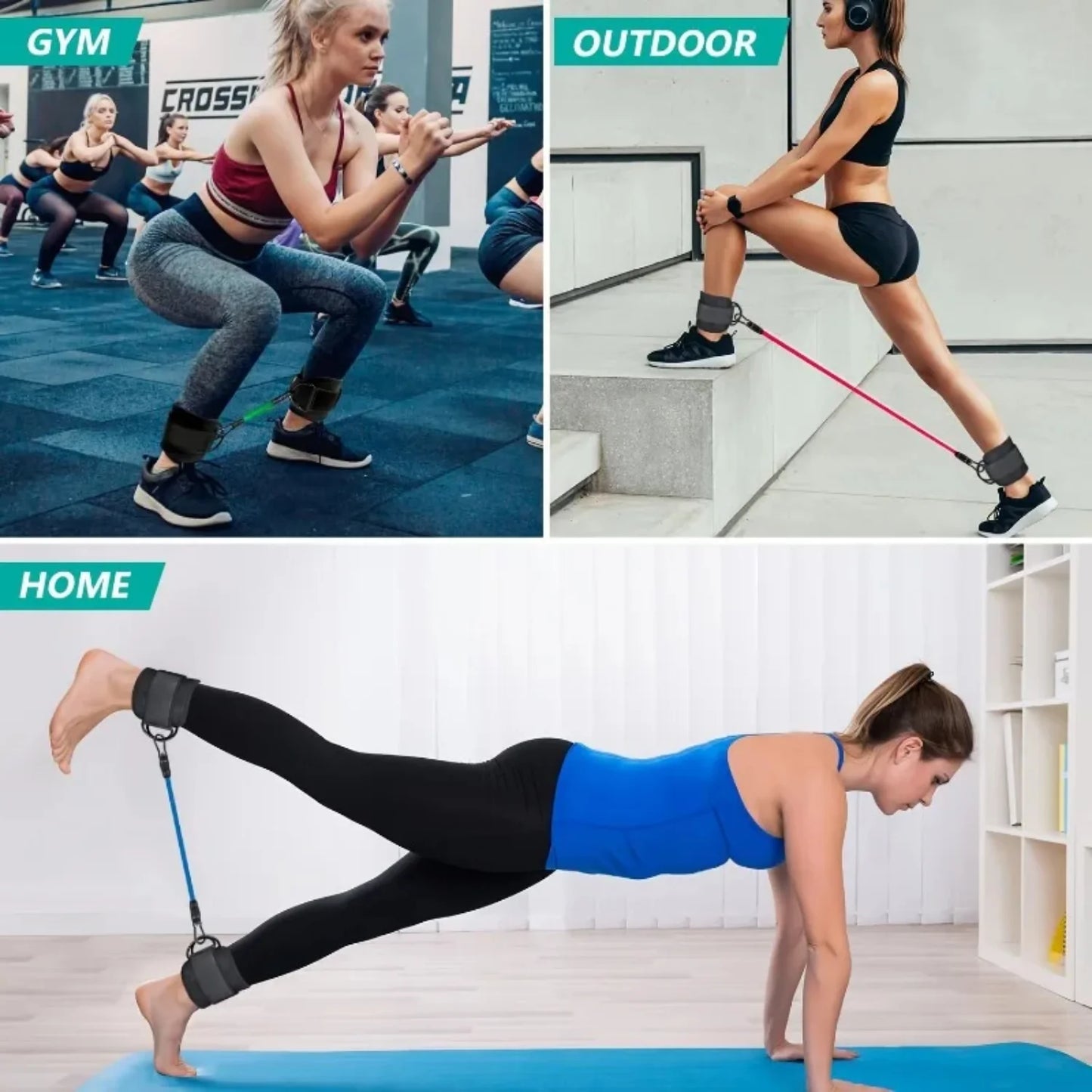 JELPAZN Resistance Bands Set Bodybuilding  Gym Equipment Professional Weight Training Fitness Elastic Rubber Bands Workout Expander